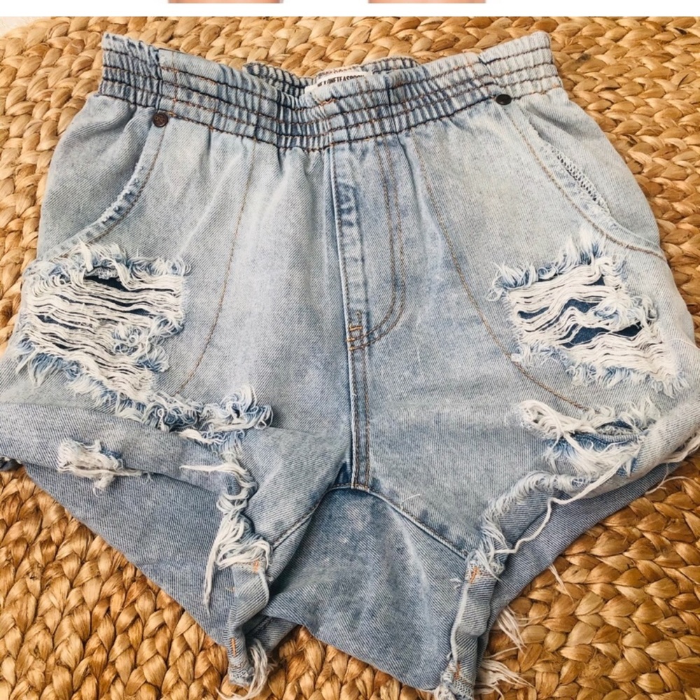 One Teaspoon | Whiskey Hunters Distressed Shorts